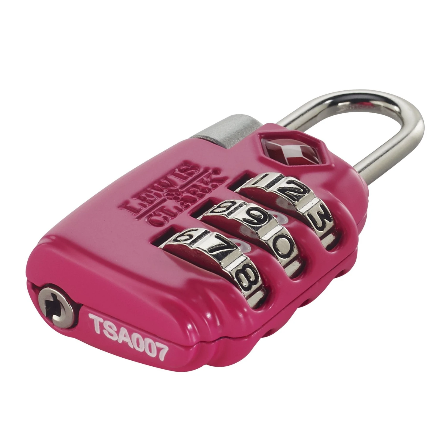 TSA-Approved 3-Dial Combination Shackle Lock 2 TSA-Approved 3-Dial Combination Shackle Lock - Image 2