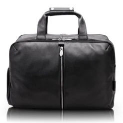 Avondale 22" Leather Triple Compartment Carry-All Travel Laptop Duffel