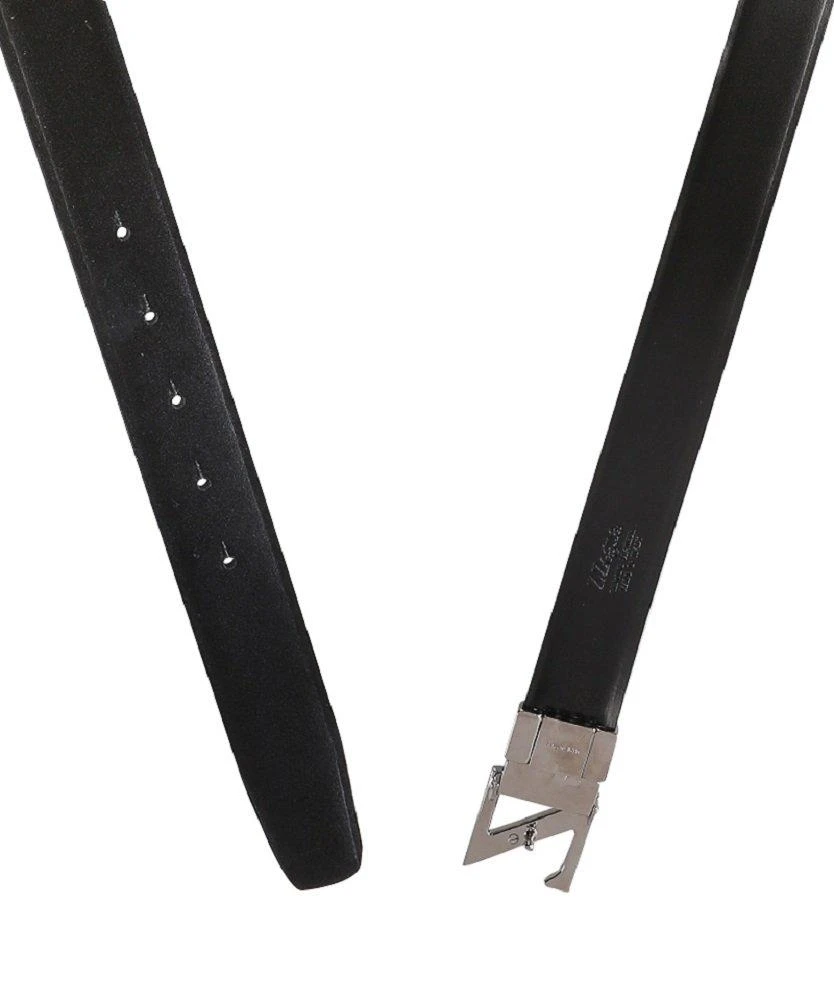 ERMENEGILDO ZEGNA Z-By Men's Reversible Crocidile And Cowhide Leather Belt 5 ERMENEGILDO ZEGNA Z-By Men's Reversible Crocidile And Cowhide Leather Belt - Image 5