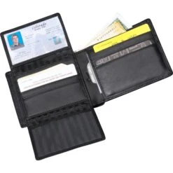 Nappa Leather RFID Blocking Euro Commuter Wallet