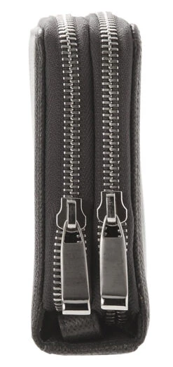 ERMENEGILDO ZEGNA Men's Grained Leather Travel Wallet