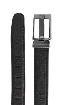 Versace Collection Men's Grained Leather Belt