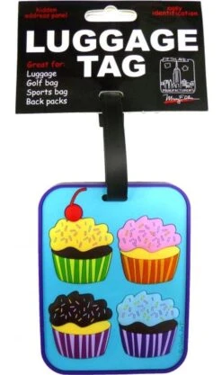 Large Heavy Duty Vulcanized Rubber Multi Color Name Tag Cupcakes
