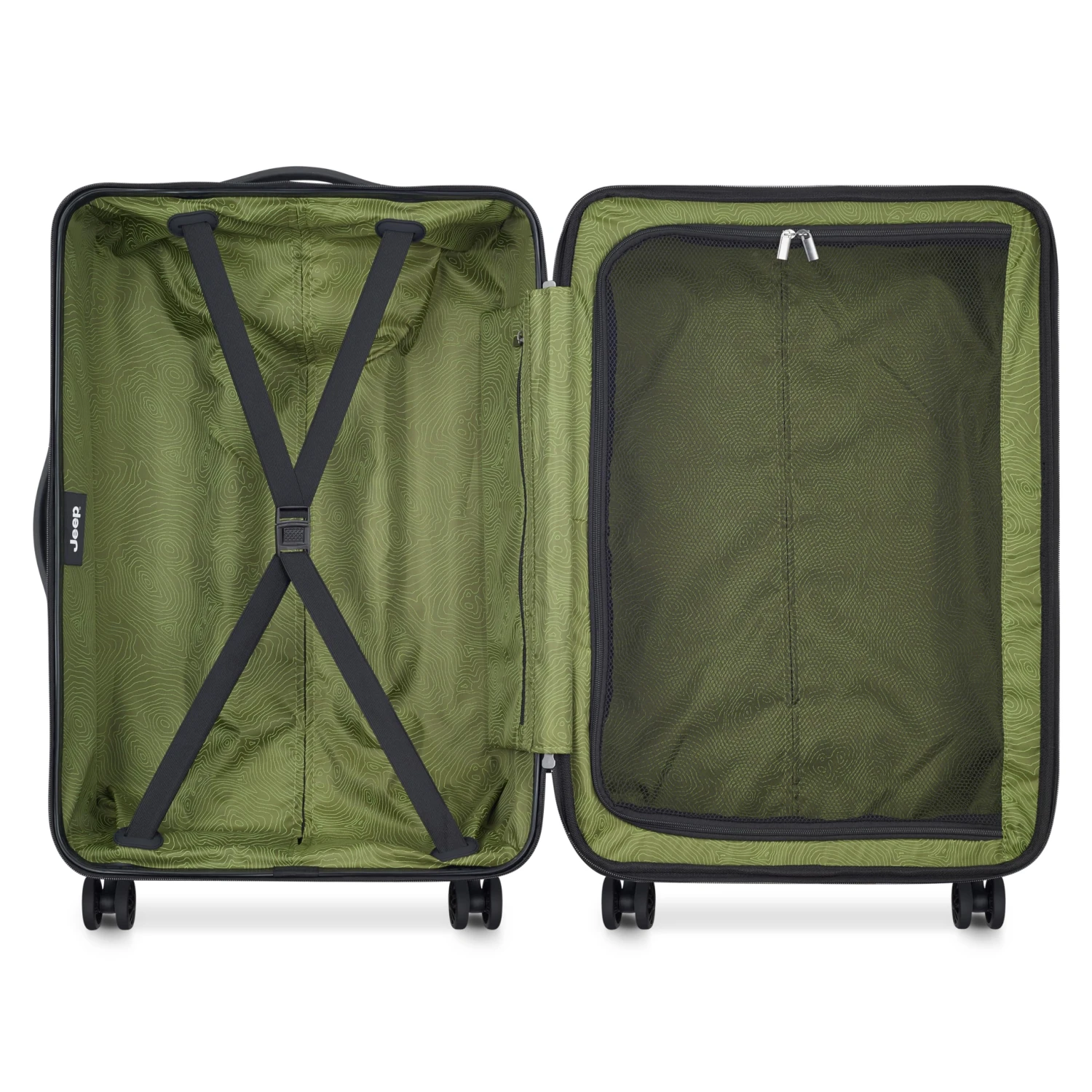Jeep JH004C Checked-Medium 24 Inch Hardside Expandable Luggage With Spinner Wheels 10 Jeep JH004C Checked-Medium 24 Inch Hardside Expandable Luggage With Spinner Wheels - Image 10