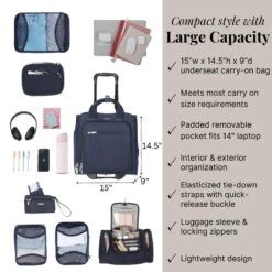 Baggallini 2 Wheel Underseater 26 Baggallini 2 Wheel Underseater -Selected Fashion Bags Store 3ac7996019a28a797951ab54561893d2b1e4ab5e239f3ba0ff0ba208ad7ee0ff