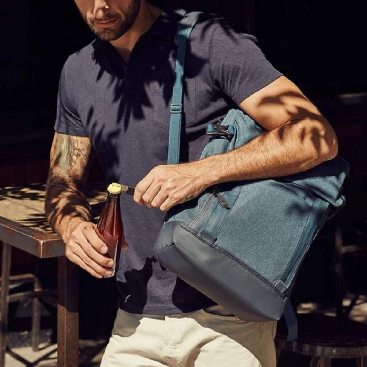 Altmont Classic Rolltop Laptop Backpack With Bottle Opener 20 Altmont Classic Rolltop Laptop Backpack With Bottle Opener - Image 20