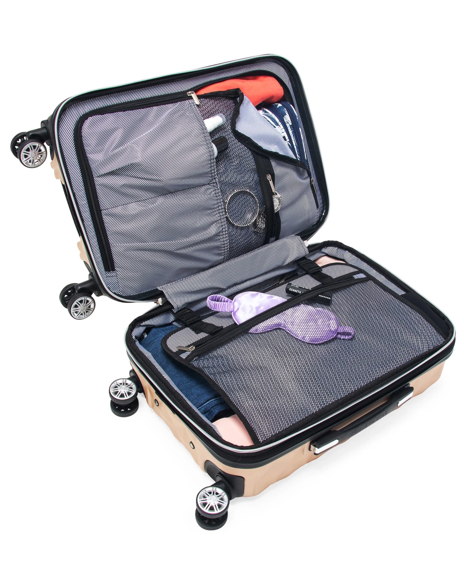 Kenneth Cole Reaction Women's Diamond Tower Hardside 8-Wheel Spinner Expandable 28'' Checked Luggage 4 Kenneth Cole Reaction Women's Diamond Tower Hardside 8-Wheel Spinner Expandable 28'' Checked Luggage - Image 4