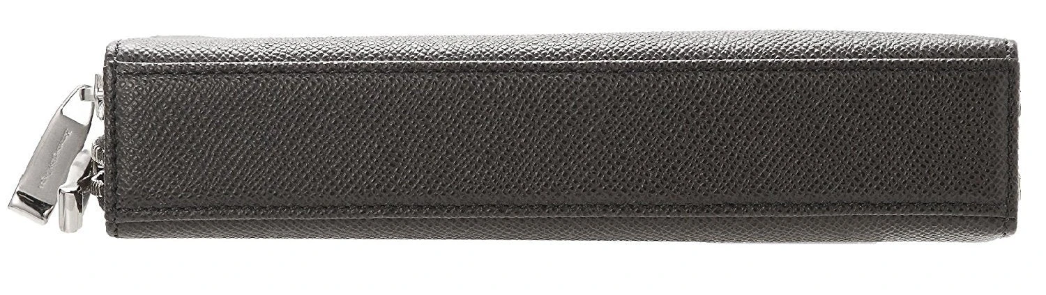 ERMENEGILDO ZEGNA Men's Grained Leather Travel Wallet 2 ERMENEGILDO ZEGNA Men's Grained Leather Travel Wallet - Image 2