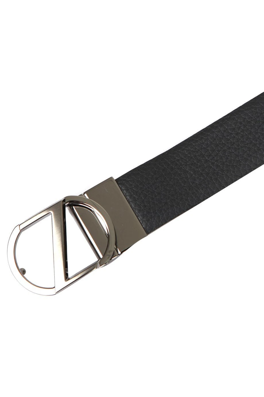 ERMENEGILDO ZEGNA Z Men's Pebbled Leather Reversible Belt 5 ERMENEGILDO ZEGNA Z Men's Pebbled Leather Reversible Belt - Image 5