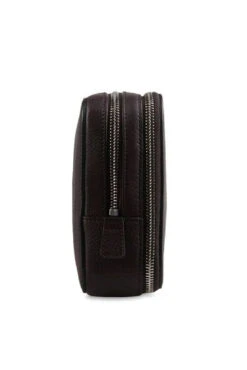 ERMENEGILDO ZEGNA Men's Grained Leather Clutch