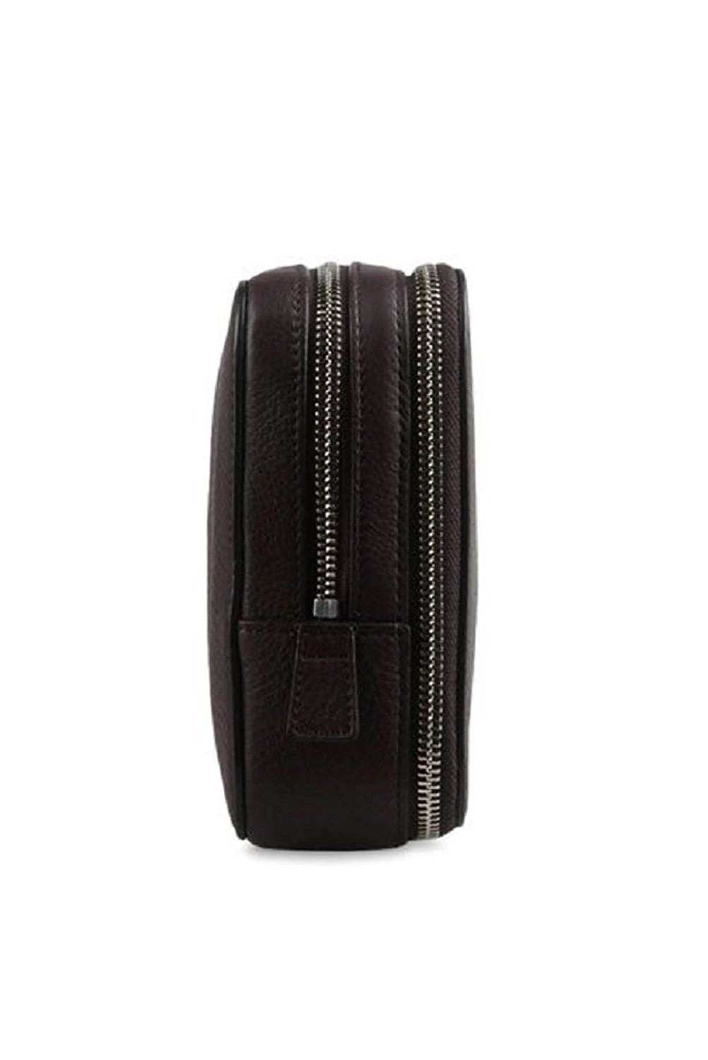 ERMENEGILDO ZEGNA Men's Grained Leather Clutch 1 ERMENEGILDO ZEGNA Men's Grained Leather Clutch