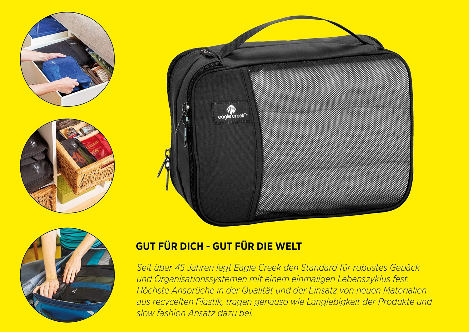 Eagle Creek Pack-It Original Clean Dirty Cube Medium 4 Eagle Creek Pack-It Original Clean Dirty Cube Medium - Image 4