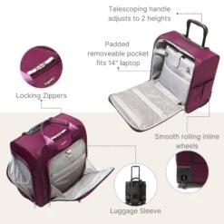 Baggallini 2 Wheel Underseater 32 Baggallini 2 Wheel Underseater -Selected Fashion Bags Store 6d793636468caadbbdf1ad8035be278736c332c0fd9dc76c0ae54bb62329bf2c