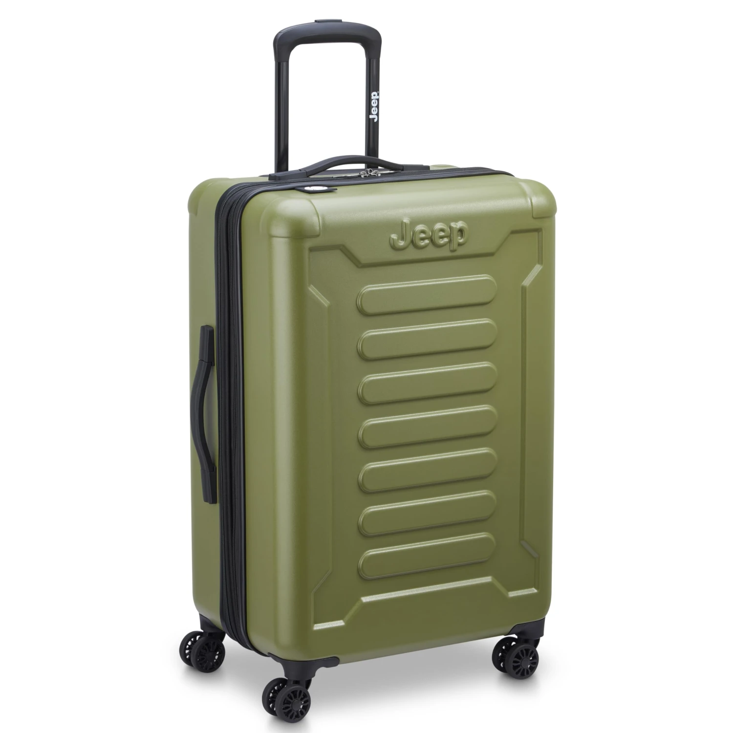 Jeep JH004C Checked-Medium 24 Inch Hardside Expandable Luggage With Spinner Wheels 9 Jeep JH004C Checked-Medium 24 Inch Hardside Expandable Luggage With Spinner Wheels - Image 9