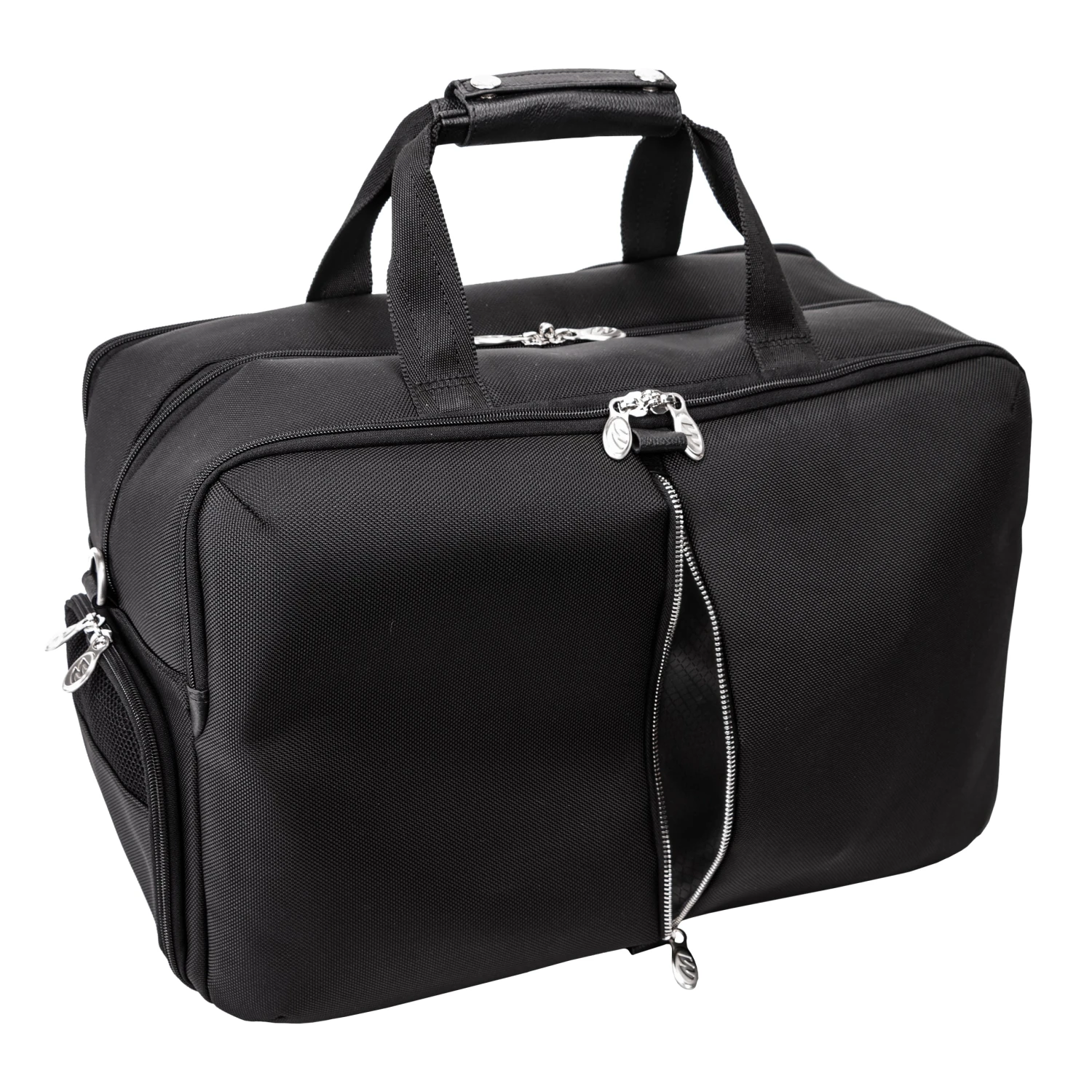 Avondale 22" Nylon Triple Compartment Carry-All Travel Laptop Duffel 6 Avondale 22" Nylon Triple Compartment Carry-All Travel Laptop Duffel - Image 6