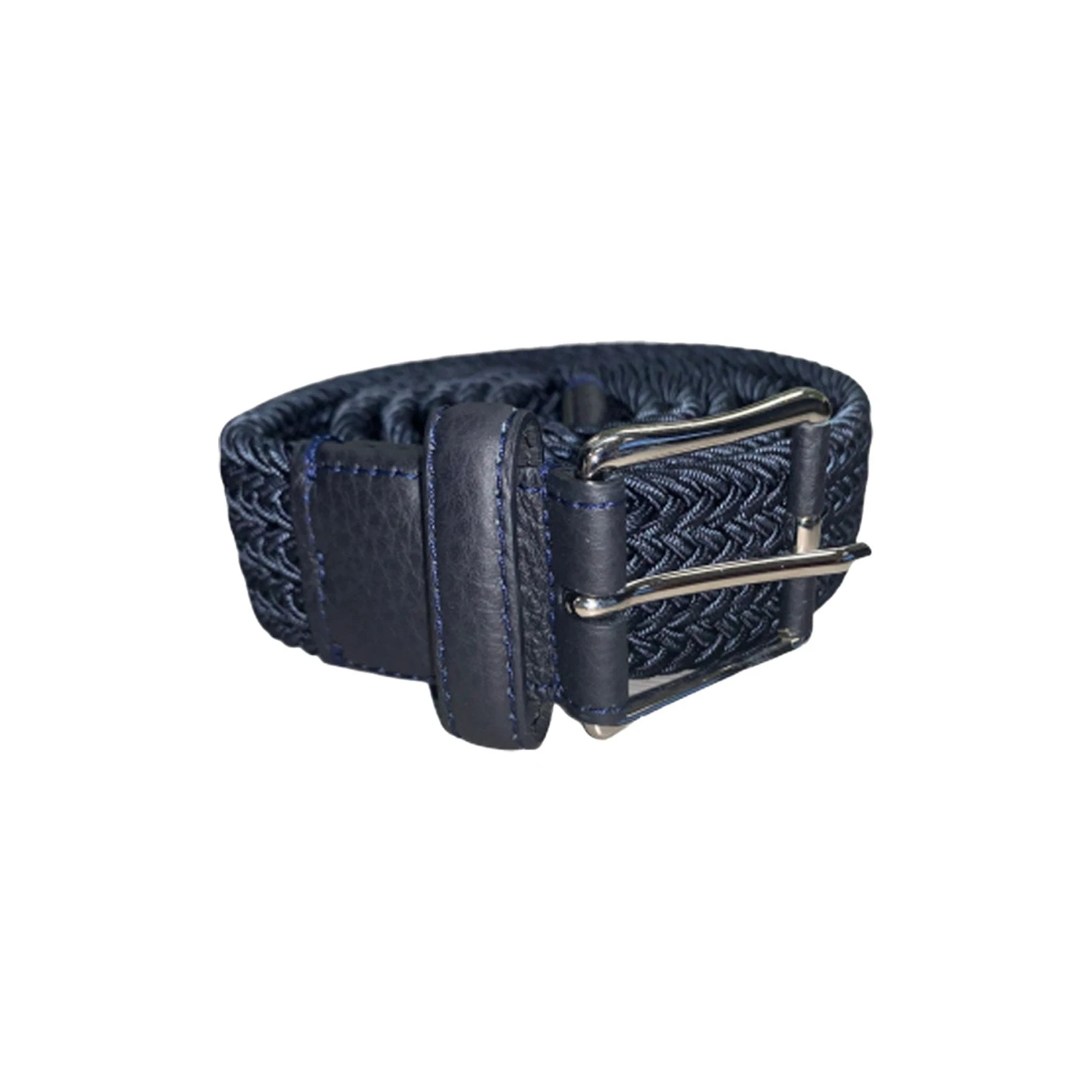 ERMENEGILDO ZEGNA Men's Braided Leather And Cotton Weave Belt 13 ERMENEGILDO ZEGNA Men's Braided Leather And Cotton Weave Belt - Image 13