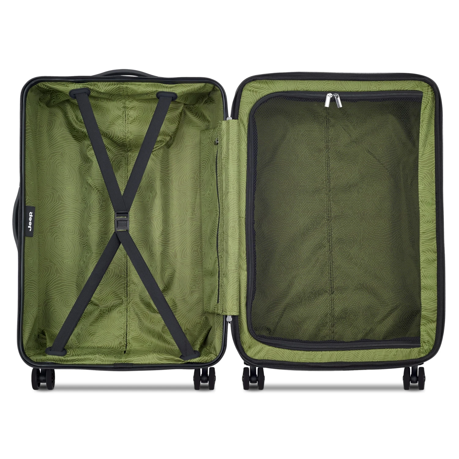 Jeep JH004C Checked-Medium 24 Inch Hardside Expandable Luggage With Spinner Wheels 17 Jeep JH004C Checked-Medium 24 Inch Hardside Expandable Luggage With Spinner Wheels - Image 17