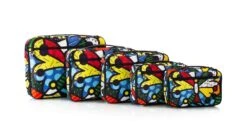 Romero Britto 5 Pieces Packing Cube Set