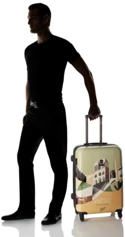 Riccardo Guasco Paris 26" Spinner Medium Luggage -Selected Fashion Bags Store 914fa5372b5157b2009448004b1b1e7a909ae20a8737988118ed05cf8257dd41