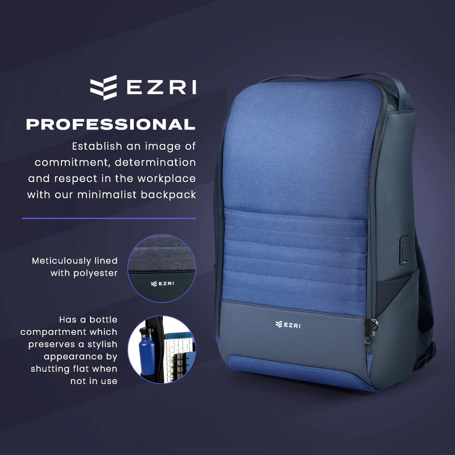 EZRI Professional Backpack 2 EZRI Professional Backpack - Image 2