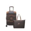 DELSEY Paris Chatelet Air 2.0 - 2 Piece Set - 21" Carry-On Spinner & Tote Bag