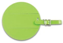 Round Neon Tag With Closed Security Flap