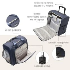 Baggallini 2 Wheel Underseater 25 Baggallini 2 Wheel Underseater -Selected Fashion Bags Store a7f137c3c1a48df9e3529f93f0b1f4fb9defdbcd3a760376e514587d130867ca