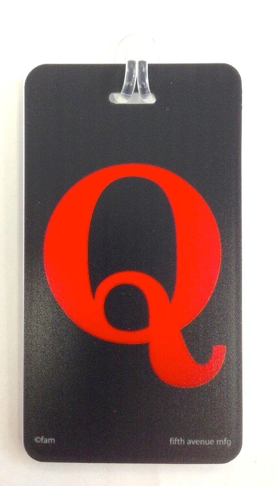 Alphabet Luggage Tags 7 Alphabet Luggage Tags - Image 7