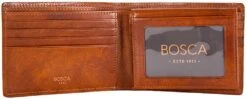 Bosca Men's Dolce Collection - Credit Card Wallet W/ ID Passcase