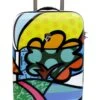 USA Britto Flowers 22" Hard Side Carry On Suitcase