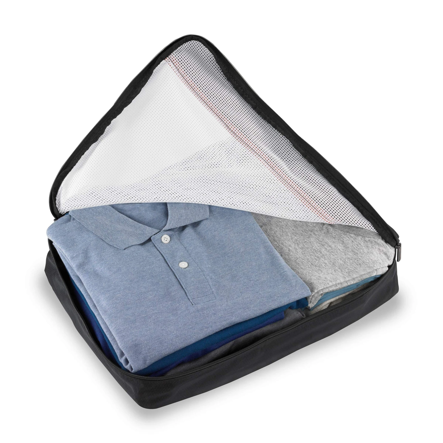 Briggs & Riley 3 Pack Zippered Packing Cubes/Luggage Organizers For Travel, Black, Large 6 Briggs & Riley 3 Pack Zippered Packing Cubes/Luggage Organizers For Travel, Black, Large - Image 6