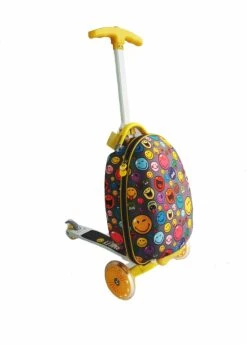 Smiley 16" Scootie Ride-on By ATM Luggage -Selected Fashion Bags Store c3dde40d9fc099084b10333c96f572275711d0e7911c653373cd420fc5be1b07