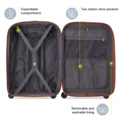 DELSEY Paris Carrousel Hardside Expandable 2-Piece Luggage Set With Spinner Wheels (21/28) 22 DELSEY Paris Carrousel Hardside Expandable 2-Piece Luggage Set With Spinner Wheels (21/28) -Selected Fashion Bags Store c9e1bede57468e7d03cea549d2f8846d241426a97bfb63f3621a5701422aeb0b 644b4410 7f7b 4698 91a8 a20c9b817c56