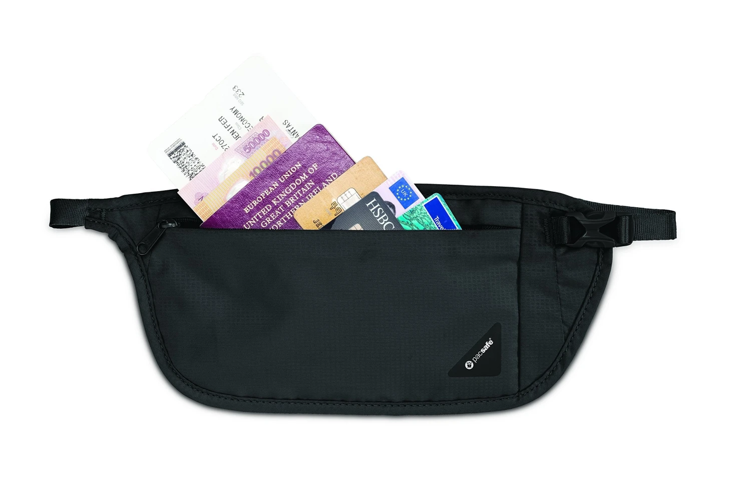 Pacsafe Coversafe V100 RFID Blocking Waist Wallet 2 Pacsafe Coversafe V100 RFID Blocking Waist Wallet - Image 2