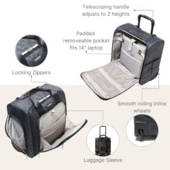 Baggallini 2 Wheel Underseater 28 Baggallini 2 Wheel Underseater -Selected Fashion Bags Store e453019eed57e55f8220eb9d4b1c0699b5c55acbb3a9c75c9bd1277573f782d1