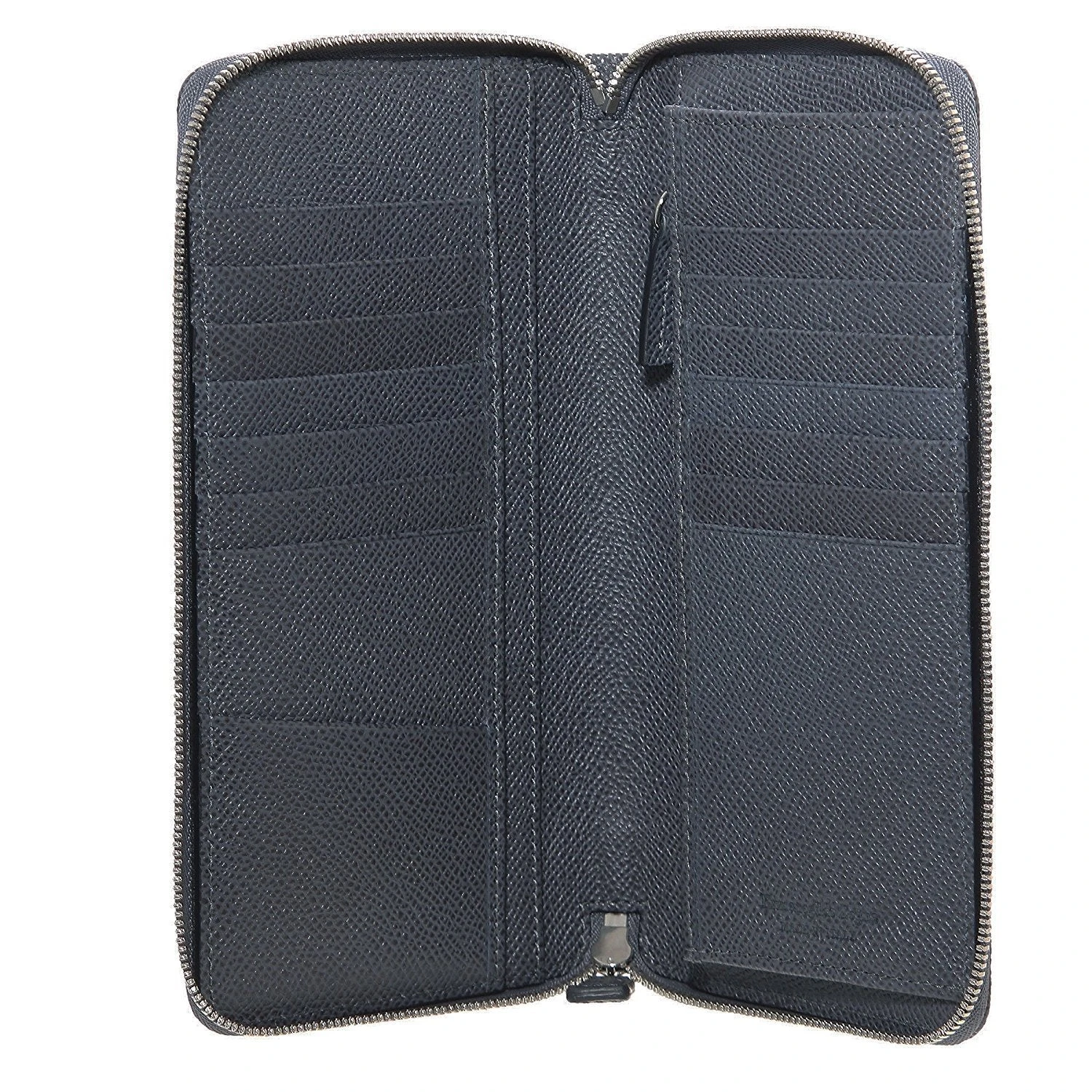 ERMENEGILDO ZEGNA Printed Calfskin Leather Zip Around Wallet 3 ERMENEGILDO ZEGNA Printed Calfskin Leather Zip Around Wallet - Image 3