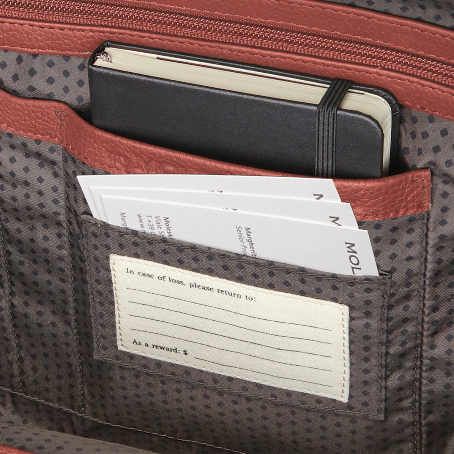 Moleskine Classic Leather Backpack 15 Moleskine Classic Leather Backpack - Image 15