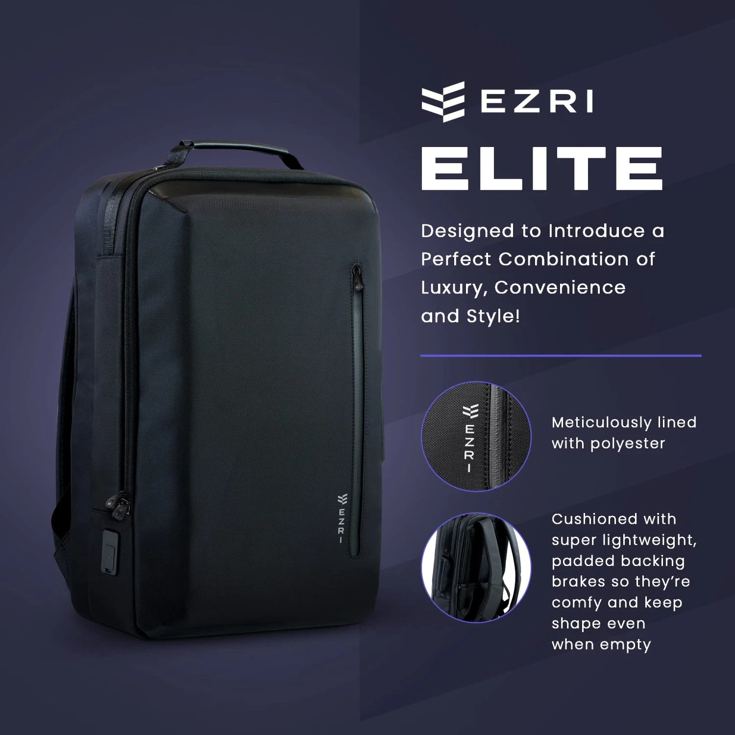 EZRI Elite Backpack 2 EZRI Elite Backpack - Image 2
